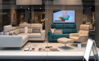 pranie tapicerki produktów wystawionych na sprzedaż w sklepach