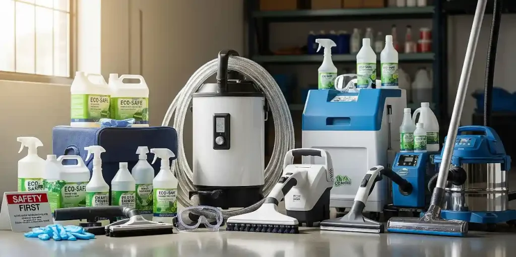 środki i sprzęt do prania tapicerki