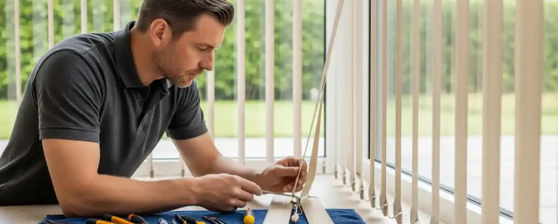 naprawa żaluzji pionowych