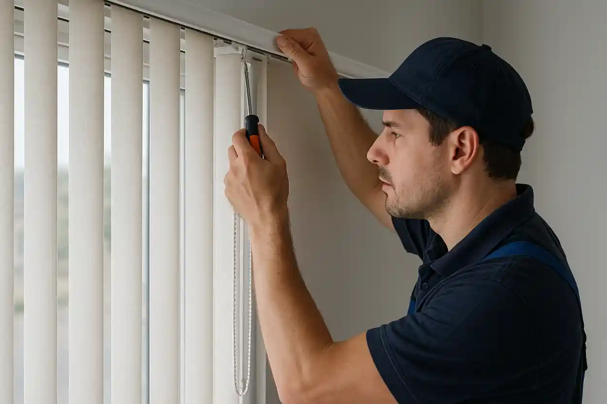 naprawa żaluzji pionowych