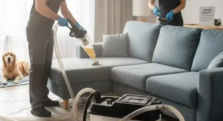 Pranie kanapy - jak przebiega i ile kosztuje 1 pranie kanapy