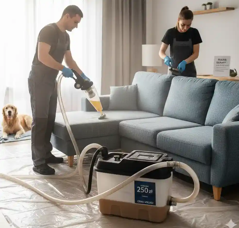 Pranie kanapy - jak przebiega i ile kosztuje 2 pranie kanapy