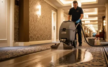 Pranie wykładzin w hotelach i pensjonatach - jak zadbać o higienę i komfort gości? 1 pranie wykładziny w hotelu