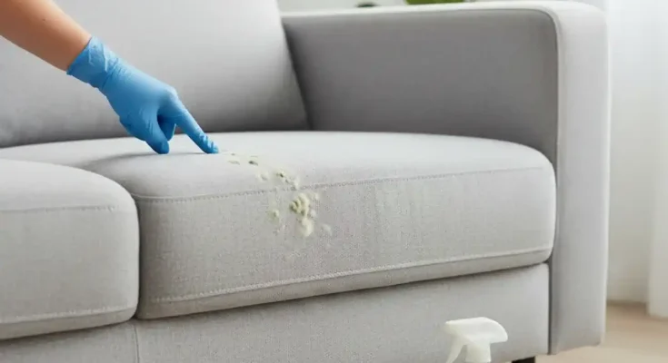 pleśń na tapicerce - jak ją usunąć?
