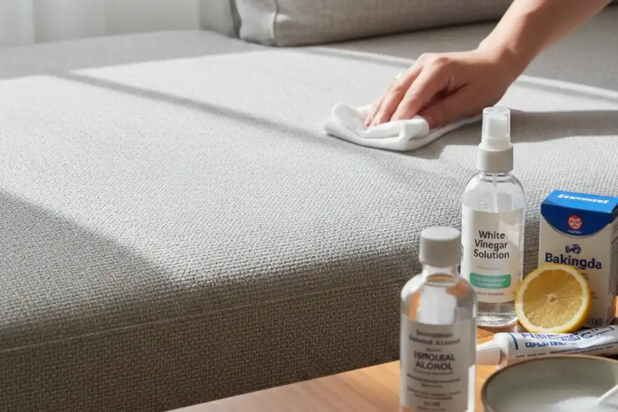 usuwanie paln z długopisu i markera z kanapy