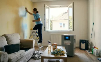 czyszczenie mieszkania po palaczach z dymu nikotynowego