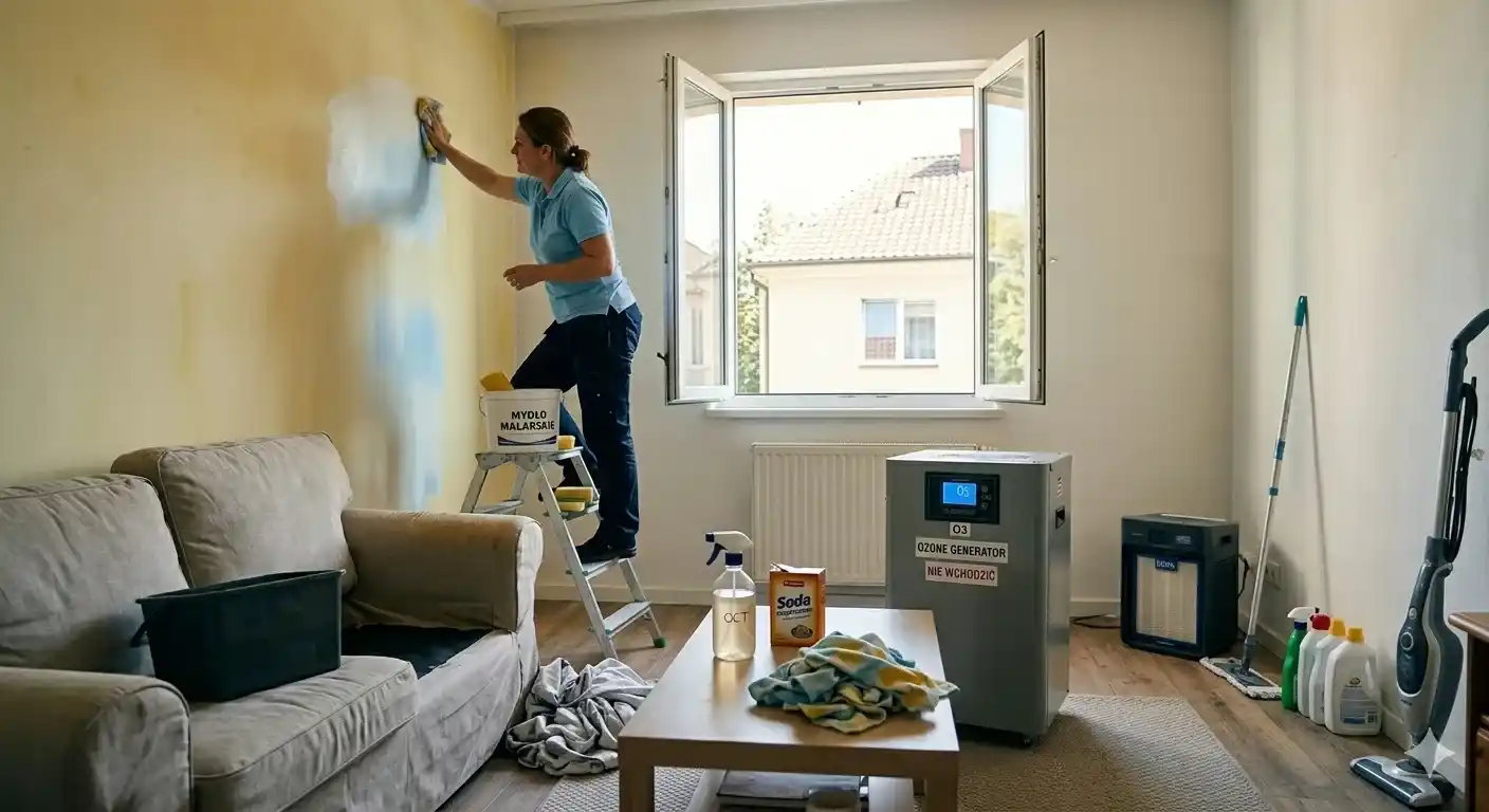 Jak usunąć zapach papierosów z mieszkania? 2 czyszczenie mieszkania po palaczach z dymu nikotynowego